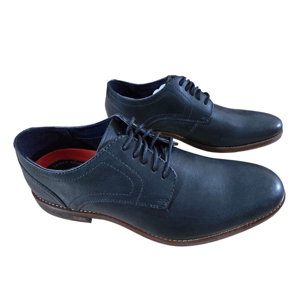 Rockport NEW Plain Toe Oxford Mens Sz 8.5 Blue H80041 In Box Business Preppy